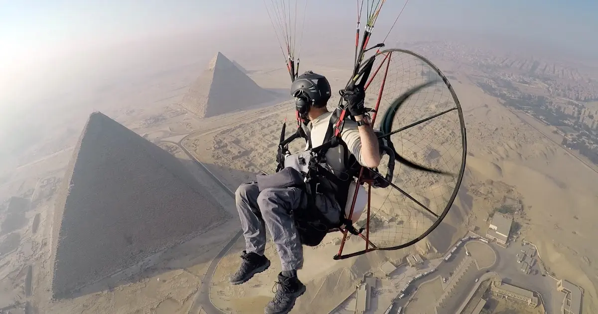 Paramotor Over Giza Complex Tour